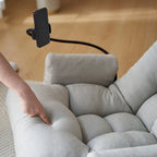 Gray Single Swivel Recliner, 5-Angle Adjustable, 1-Person