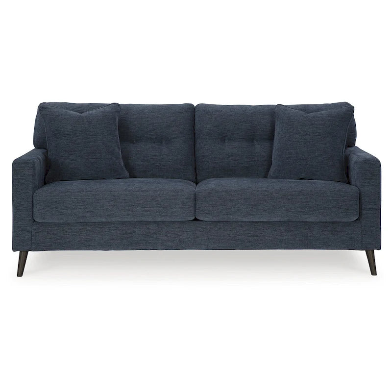 Green/Blue Mid-Century Sofa & Loveseat Set, 2-Piece, Seats 3–4