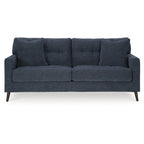 Green/Blue Mid-Century Sofa & Loveseat Set, 2-Piece, Seats 3–4