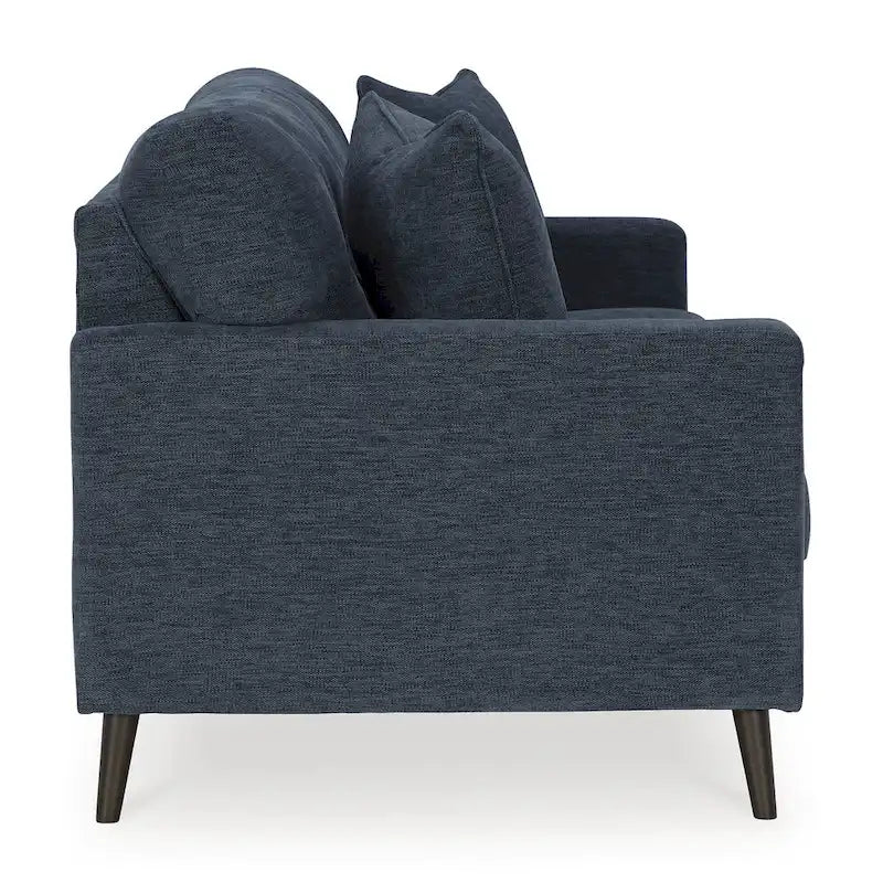 Green/Blue Mid-Century Sofa & Loveseat Set, 2-Piece, Seats 3–4