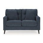 Green/Blue Mid-Century Sofa & Loveseat Set, 2-Piece, Seats 3–4