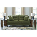 Green/Blue Mid-Century Sofa & Loveseat Set, 2-Piece, Seats 3–4