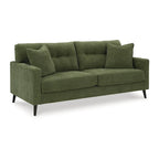 Green/Blue Mid-Century Sofa & Loveseat Set, 2-Piece, Seats 3–4
