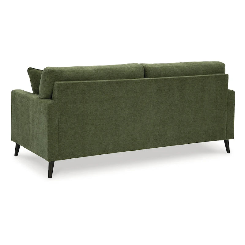 Green/Blue Mid-Century Sofa & Loveseat Set, 2-Piece, Seats 3–4