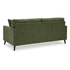 Green/Blue Mid-Century Sofa & Loveseat Set, 2-Piece, Seats 3–4
