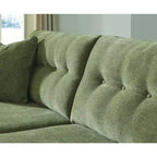 Green/Blue Mid-Century Sofa & Loveseat Set, 2-Piece, Seats 3–4