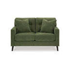 Green/Blue Mid-Century Sofa & Loveseat Set, 2-Piece, Seats 3–4