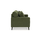 Green/Blue Mid-Century Sofa & Loveseat Set, 2-Piece, Seats 3–4
