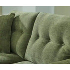 Green/Blue Mid-Century Sofa & Loveseat Set, 2-Piece, Seats 3–4