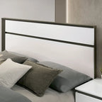 White & Gray 3-Piece Bedroom Set (Bed + Nightstand + Chest) – Queen/King