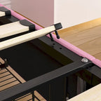 Pink/Blue Velvet Upholstered Bed Frame with Headboard & 4 Storage Drawers, Full/Queen, for 1-2