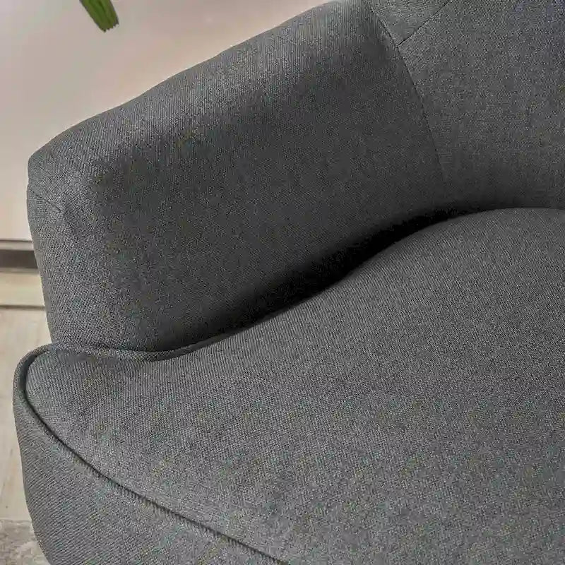 Tufted Club Chair, Single Seat – Charcoal / Red / Navy Blue / Purple