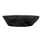 Concrete Live Edge Coffee Table – Black / White, Indoor & Outdoor, 2-Person