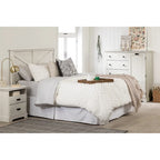 Winter Oak & Fall Oak Rustic Door Chest with 5 Drawers