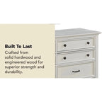 Off-White 8-Drawer Dresser, Coastal Style, 1-Person Assembly