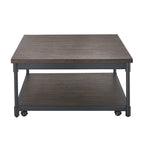 Smokey Oak Lift-Top Square Coffee Table, Wood Top, Single Use