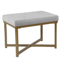 Silver / Black / Pink / Deep Pink Velvet Tufted Ottoman – Single Seat