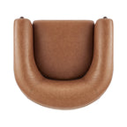 Accent Arm Chair – Sage Gray / Barley Beige / Vintage Cider, Fabric & Faux Leather, 1-Seat