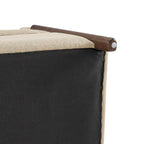 Accent Arm Chair – Sage Gray / Barley Beige / Vintage Cider, Fabric & Faux Leather, 1-Seat