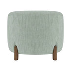 Accent Arm Chair – Sage Gray / Barley Beige / Vintage Cider, Fabric & Faux Leather, 1-Seat