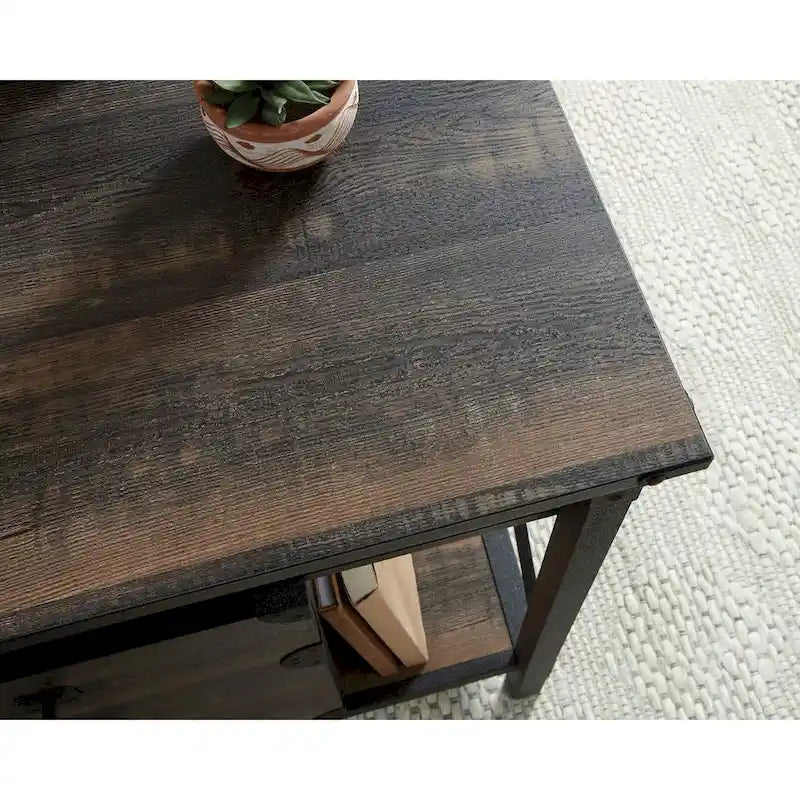 Prime Oak Computer Desk, 3-Drawer, Single-Person