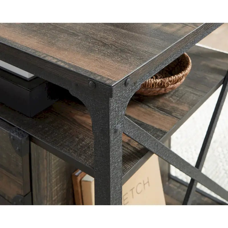 Prime Oak Computer Desk, 3-Drawer, Single-Person