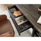 Prime Oak Computer Desk, 3-Drawer, Single-Person