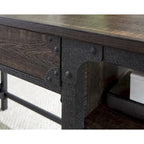 Prime Oak Computer Desk, 3-Drawer, Single-Person