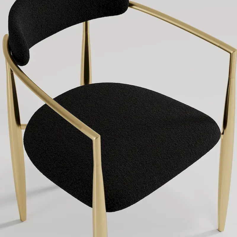 Black Base & White/Black Chair Extendable Sintered Stone Dining Set for 8–10