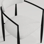 Black Base & White/Black Chair Extendable Sintered Stone Dining Set for 8–10