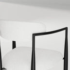 Black Base & White/Black Chair Extendable Sintered Stone Dining Set for 8–10