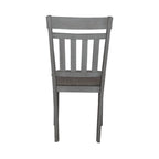 Smokey Grey Dining Set for 6, Trestle Style